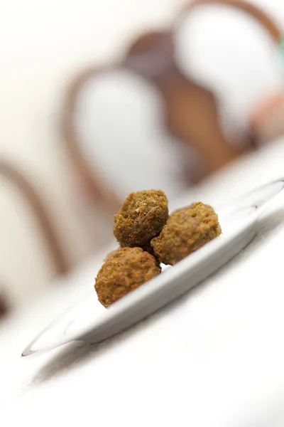 Plate of falafel — Stock Photo, Image