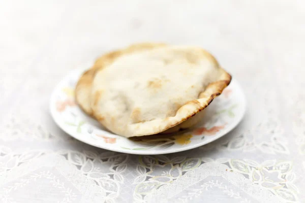 Baked beans and falafel sandwiches — Stock Photo, Image