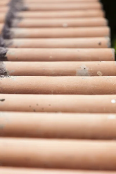 Red Clay Roof Tiles — Stock Photo, Image