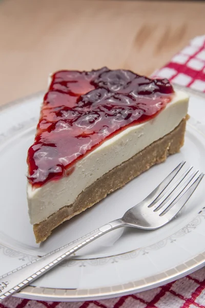 Cherry Cheesecake — Stockfoto