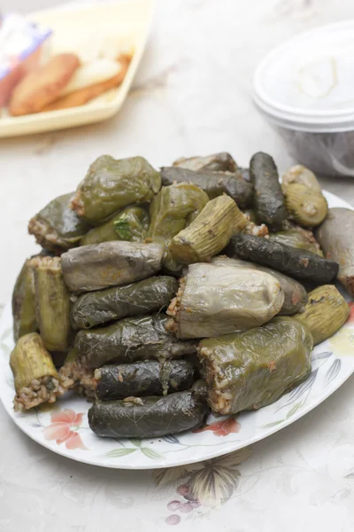 Stuffed grape leaves — Stock Photo, Image