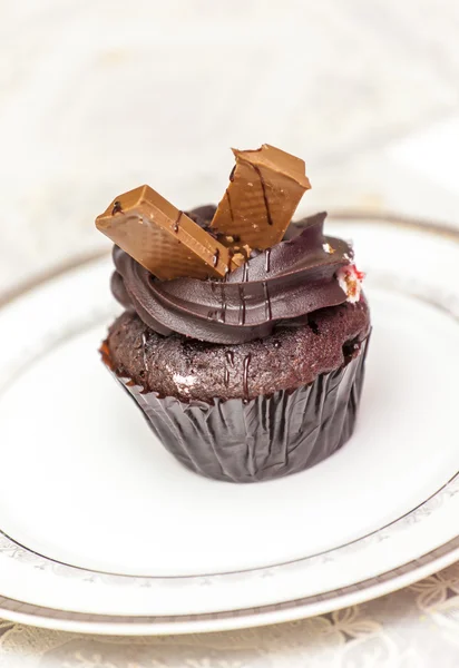 Hausgemachter Cupcake — Stockfoto