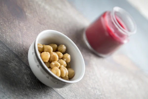 Chickpea salad — Stock Photo, Image