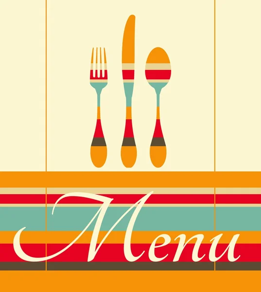 Ilustracja menu restauracji — Wektor stockowy