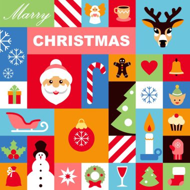 Christmas simgeleri arka plan