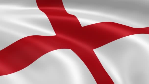 Drapeau anglais dans le vent 