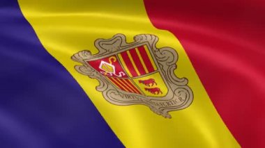 Rüzgar Andorra bayrağı