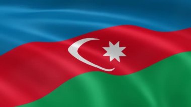 Rüzgar Azerbaycan bayrağı