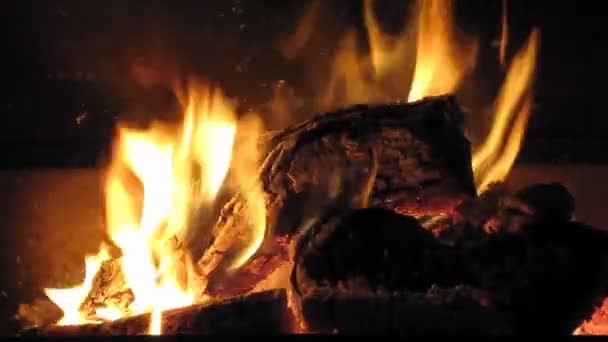 Fireplace — Stock Video