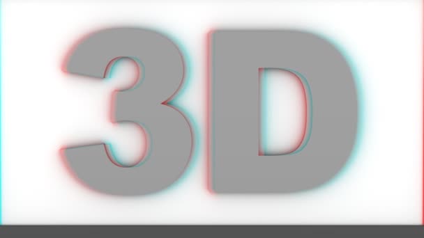 LCD 3D — Video Stock