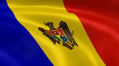 Rüzgar Moldova bayrağı.