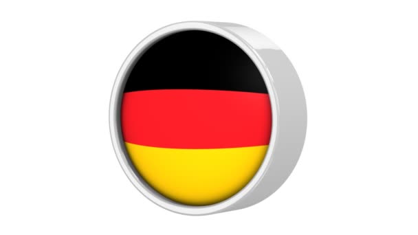 Deutsche Flagge. — Stockvideo