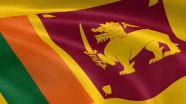 Rüzgar Sri Lanka bayrağı.