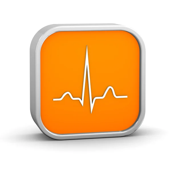 Znak EKG — Zdjęcie stockowe