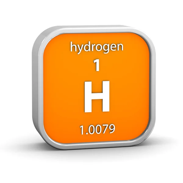 Hydrogen material sign — Stock Photo, Image