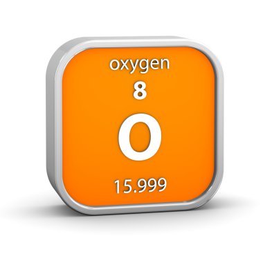 Oxygen material sign clipart