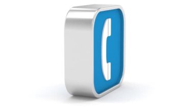 koyu mavi telefon işareti