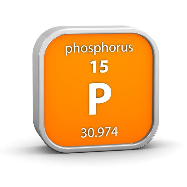 Phosphorus material sign — Stock Photo, Image