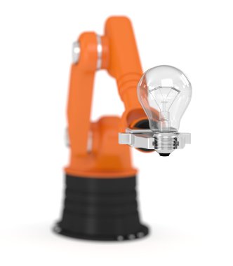 Robotik Kol holding ampul