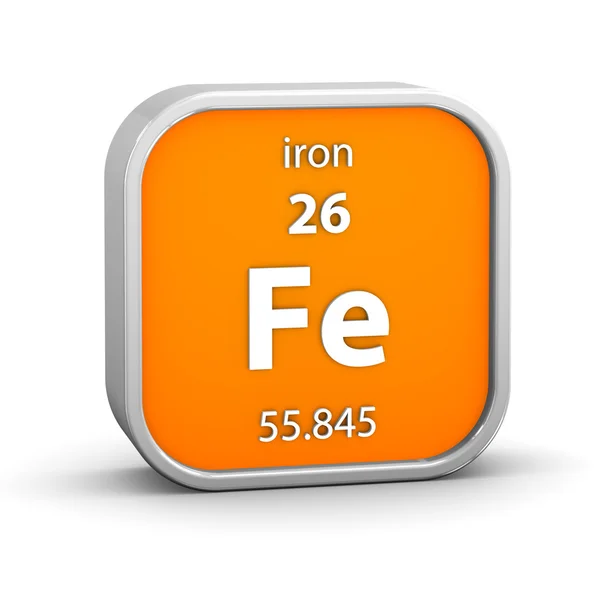 Iron material sign — Stock Photo, Image