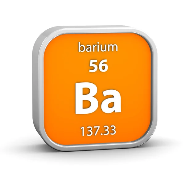 Barium-Materialzeichen — Stockfoto