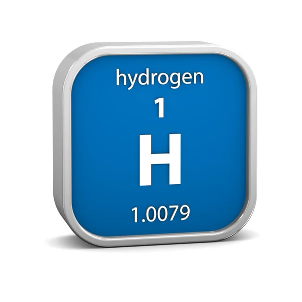 Hydrogen material sign — Stock Photo, Image