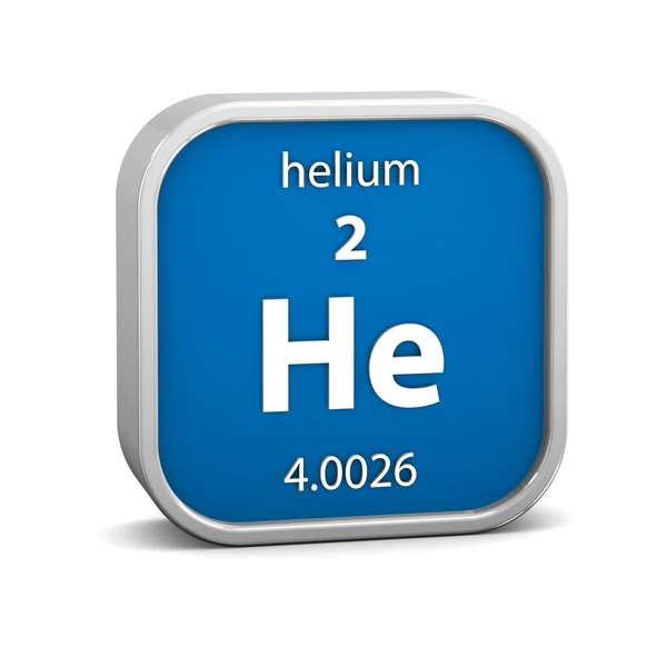 Sinal de material de hélio — Fotografia de Stock