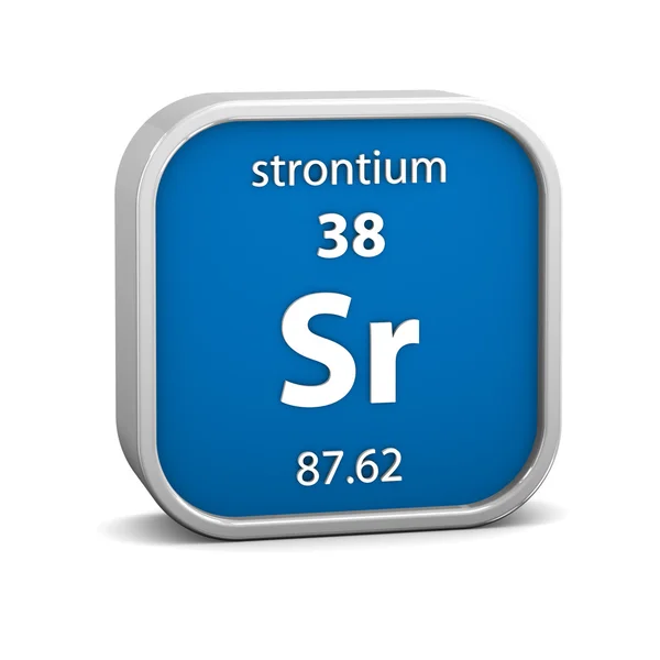 Signe matériel strontium — Photo