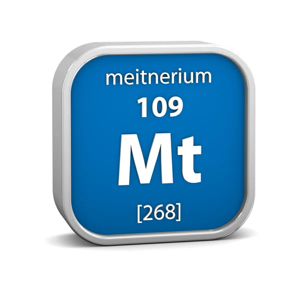 Signo material Meitnerium —  Fotos de Stock