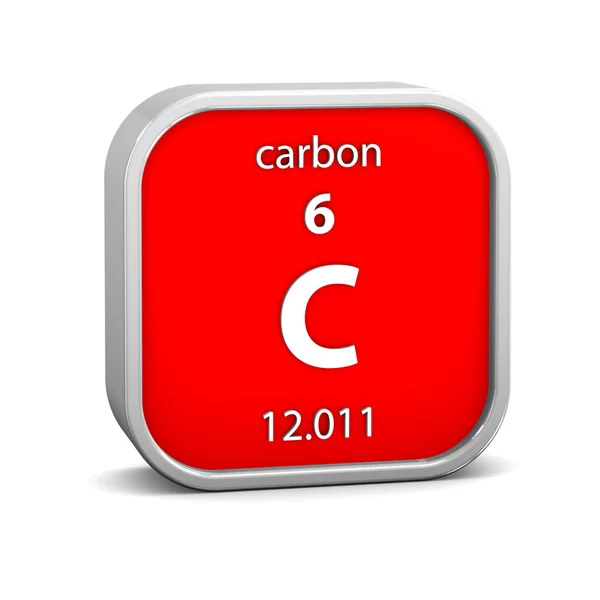 Carbon material sign — Stock Photo, Image