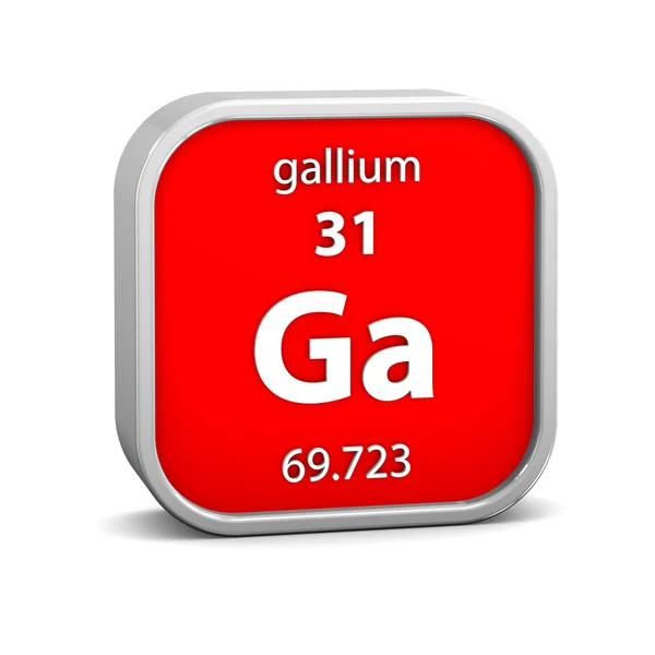 Galliummaterial-Zeichen — Stockfoto