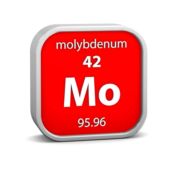 Molybdenum material sign — Stock Photo, Image