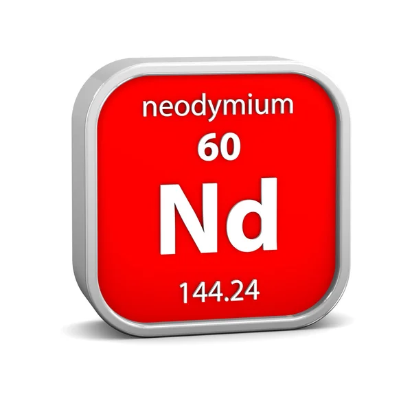 Neodymium material sign — Stock Photo, Image