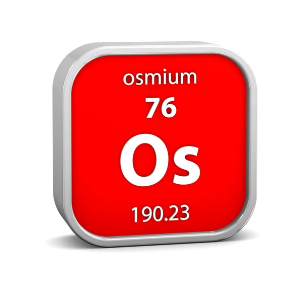 Osmiyum malzeme işareti — Stok fotoğraf