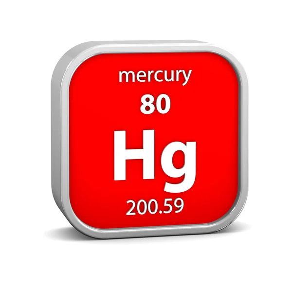 Signo de material de mercurio —  Fotos de Stock