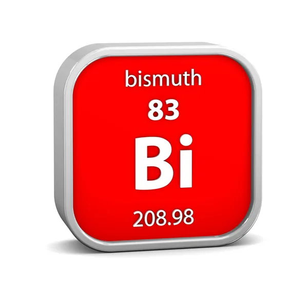 Bismut materiële teken — Stockfoto