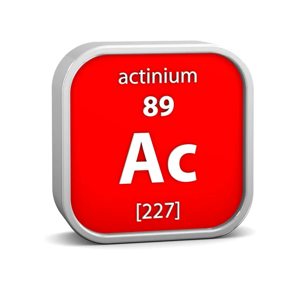 Actinium material sign — Stock Photo, Image