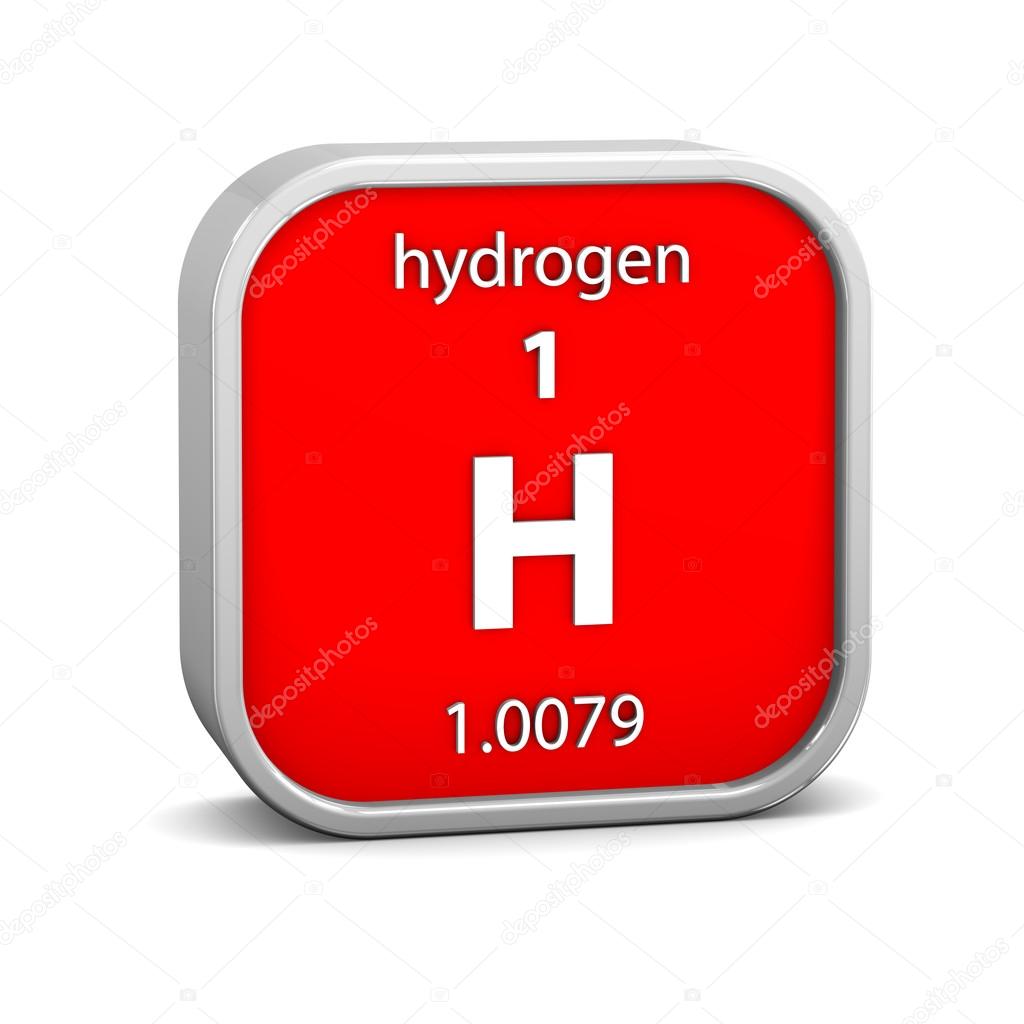 Hydrogen material sign