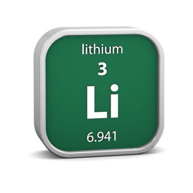 Lityum malzeme işareti