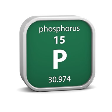 Phosphorus material sign clipart