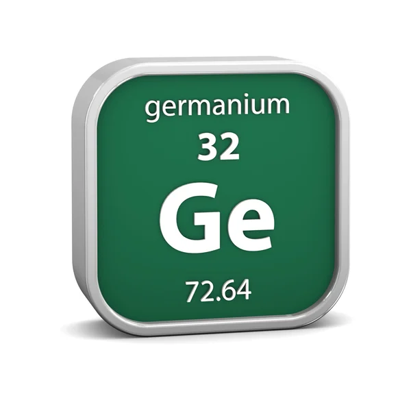 Materiální znak germanium — Stock fotografie