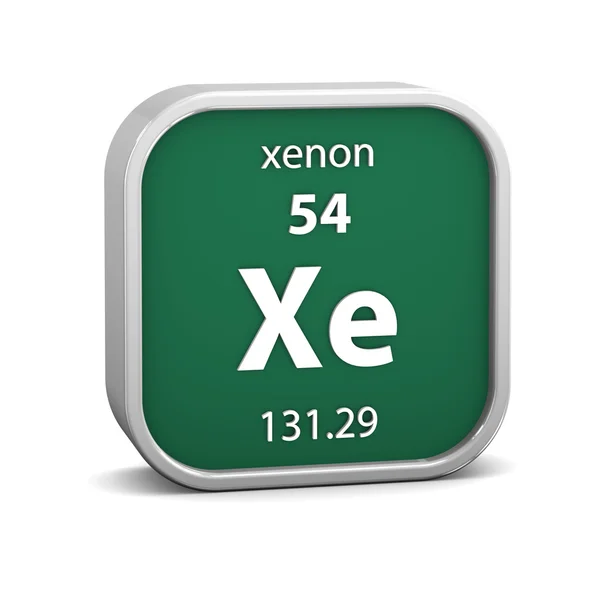 Materiální znak Xenon — Stock fotografie