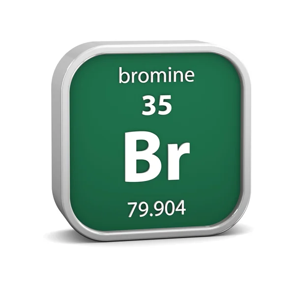 Bromine material sign — Stock Photo, Image