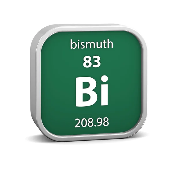 Bismuth material sign — Stock Photo, Image