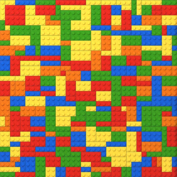 Toy bricks color background — Stock Photo, Image