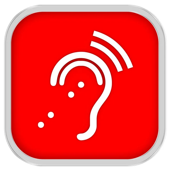 Assisted Listening System Sign — Stock Photo, Image