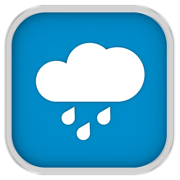 Çoğunlukla bulutlu önemli miktarda yağmur işareti ile — Stok fotoğraf