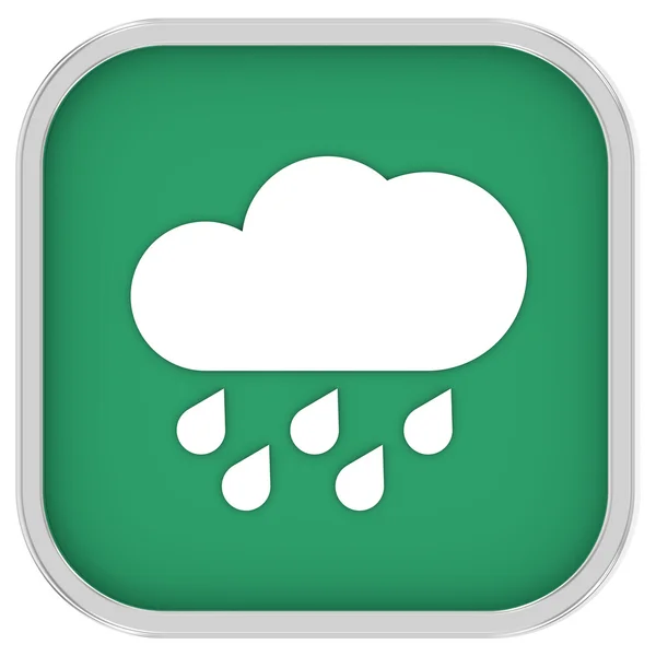 Cloudy with considerable amount of rain sign — Stock Photo, Image