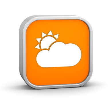 çoğunlukla açık veya güneşli aralıkları işaret ile fırtına ve yağmur