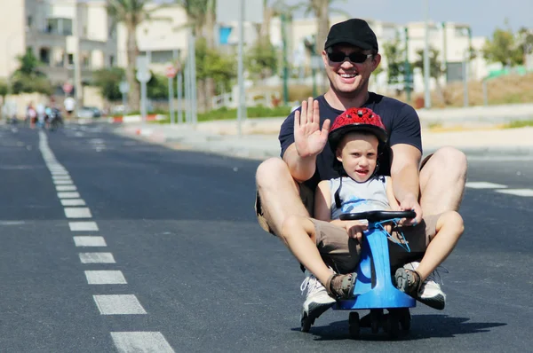 Vader en zoon — Stockfoto